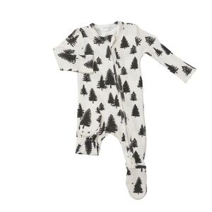 Bamboo Baby Footed Onesie Angel Dear